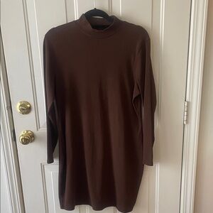 Old Navy Chocolate Long Sleeve Dress